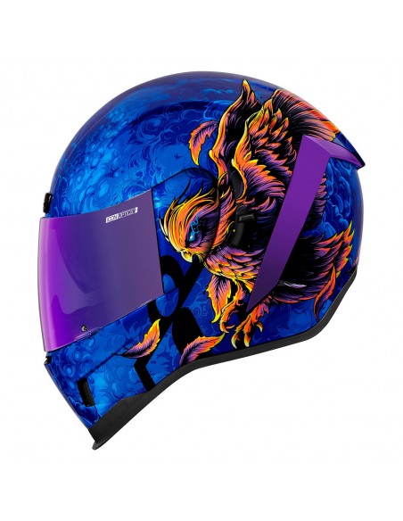 CASCO ICON AIRFORM GUARDIÁN AZUL
