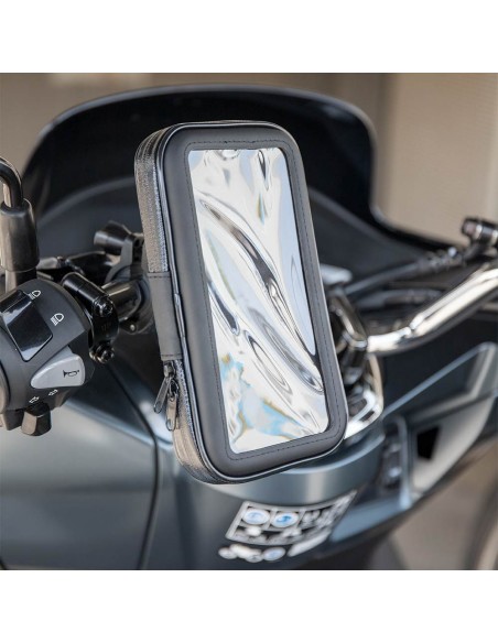 SOPORTE DE MOVIL O GPS PARA MANILLAR DE MOTO