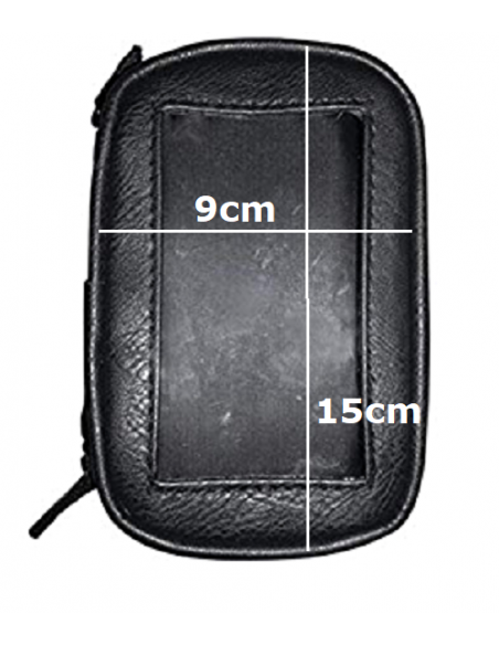 SOPORTE DE MOVIL DE PIEL PARA MANILLAR DE MOTO