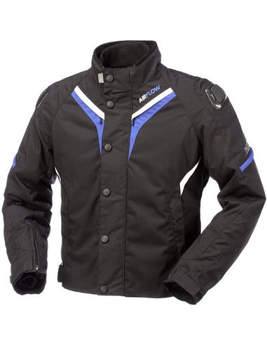 CHAQUETA MOTO KENTUCKY NEGRA/AZUL