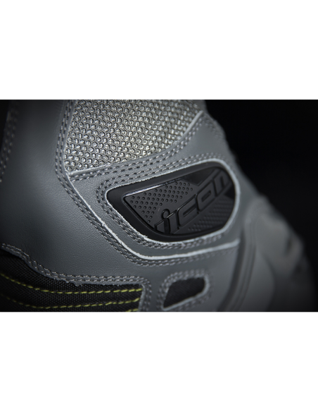 BOTAS DE MOTO ICON OVERLORD GRIS
