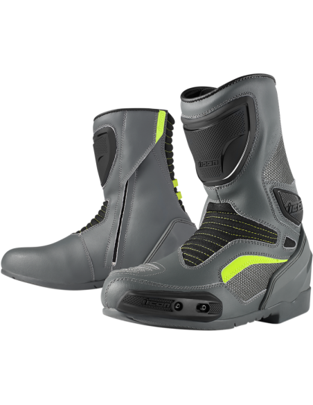 BOTAS DE MOTO ICON OVERLORD GRIS