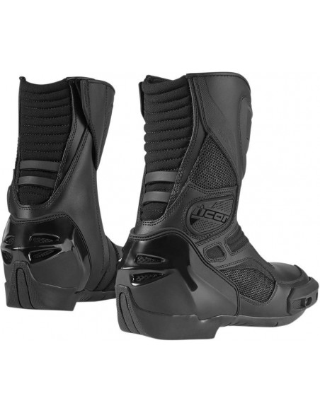 BOTAS DE MOTO ICON OVERLORD NEGRAS