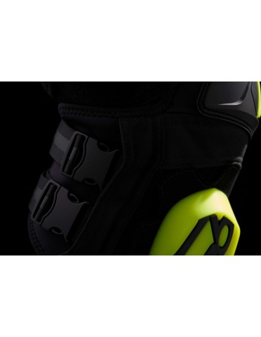 PROTECCIÓN RODILLERAS ICON CLOVERLEAF2 NEGRA/AMARILLO