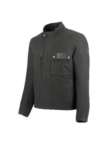 CHAQUETA MOTO RING NEGRA