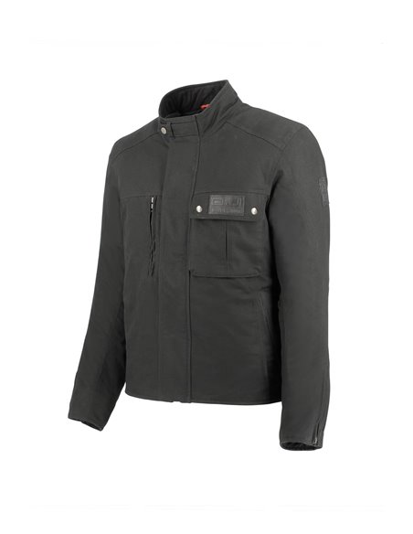 CHAQUETA MOTO RING NEGRA