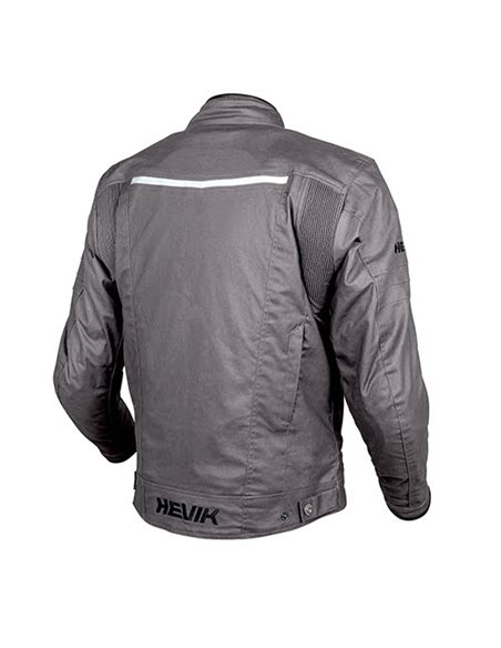 CHAQUETA MOTO MADSEN GRIS