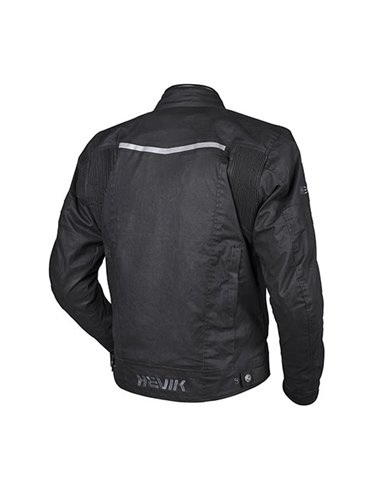 CHAQUETA MOTO MADSEN NEGRA