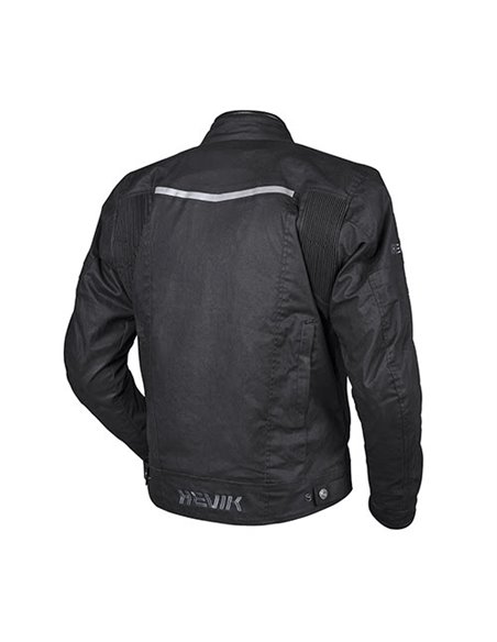 CHAQUETA MOTO MADSEN NEGRA