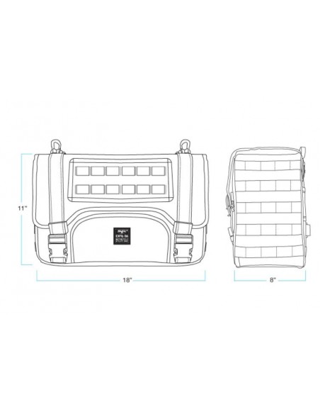 ALFORJAS DE MOTO BILTWELL EXFIL-36 NEGRAS