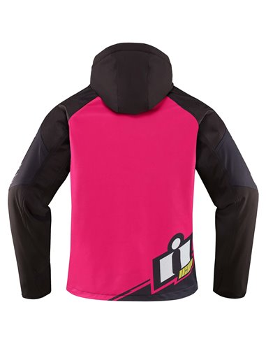 CHAQUETA MOTO ICON TEAM MERC PINK
