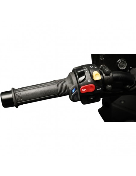 PUÑOS DE MOTO CALEFACTABLES CON REGULADOR EN PUÑO KOSO 120mm largo