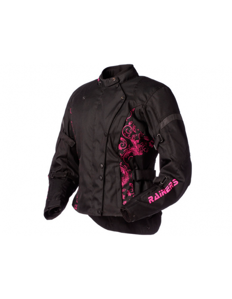 CHAQUETA DE MOTO INVIERNO FLORES