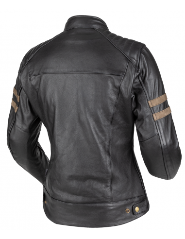 CAZADORA DE MOTO DE PIEL LEGEND LADY NEGRA