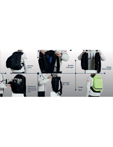 MOCHILA AIRBAG ELECTRÓNICA H-MOOV