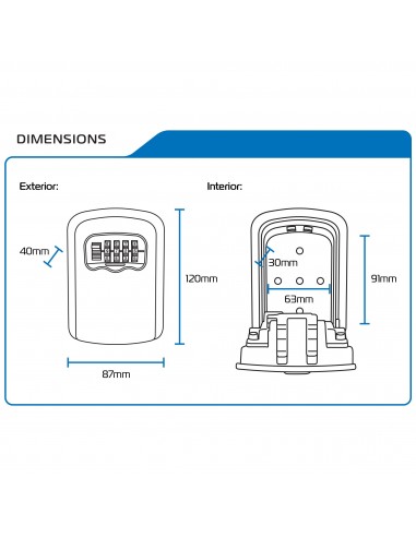 CAJA FUERTE PARA LLAVES