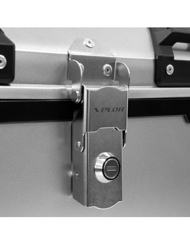 MALETA BAUL TRASERO 30 LITROS COLOR PLATEADO