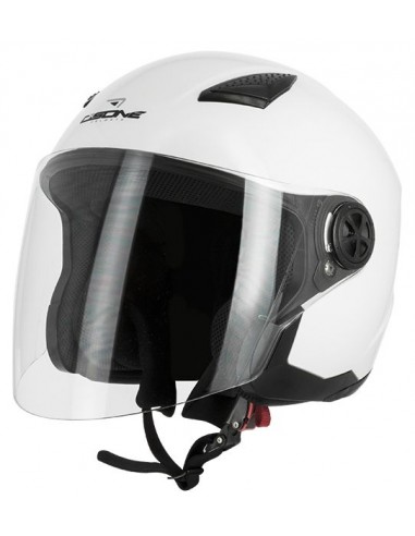 CASCO JET BLANCO BRILLO
