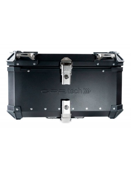 MALETA BAUL TRASERO ALUMINIO NEGRA 56 LITROS