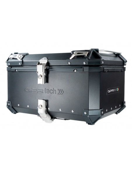 MALETA BAUL TRASERO ALUMINIO NEGRA 56 LITROS