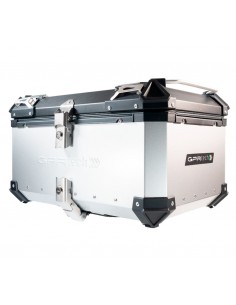 MALETA BAUL TRASERO ALUMINIO PLATA 56 LITROS