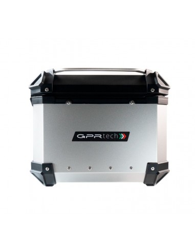 MALETA BAUL TRASERO ALUMINIO PLATA 56 LITROS