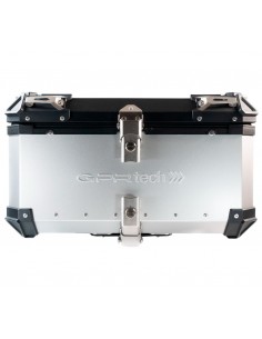 MALETA BAUL TRASERO ALUMINIO PLATA 56 LITROS 2