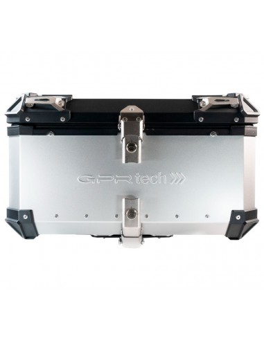 MALETA BAUL TRASERO ALUMINIO PLATA 56 LITROS