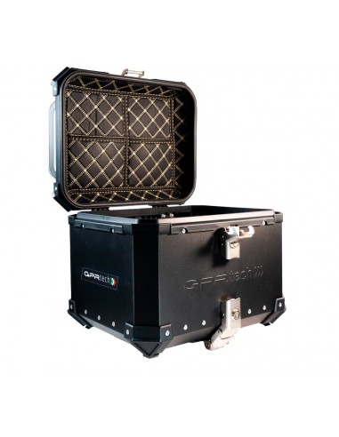 MALETA BAUL TRASERO ALUMINIO NEGRA 35 LITROS