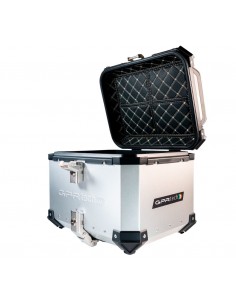 MALETA BAUL TRASERO ALUMINIO PLATA 35 LITROS 2