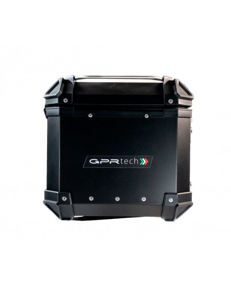 MALETA BAUL TRASERO ALUMINIO NEGRA 45 LITROS