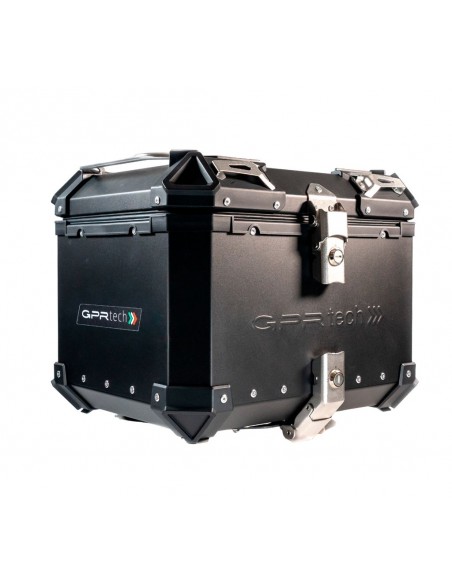 MALETA BAUL TRASERO ALUMINIO NEGRA 45 LITROS