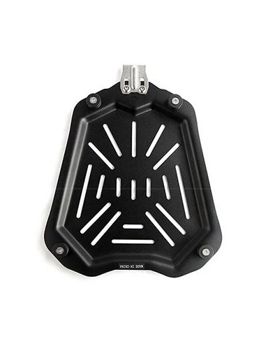 MALETA BAUL TRASERO ALUMINIO NEGRA 58 LITROS + PARRILLA + MAS FUNDA INTERIOR