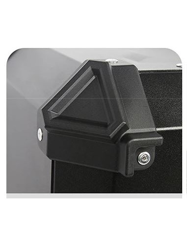 MALETA BAUL TRASERO ALUMINIO PLATA 48 LITROS