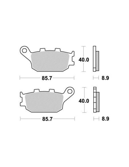 PASTILLAS FRENO DELANTERAS SINTERIZADAS DP 418 OFERTON