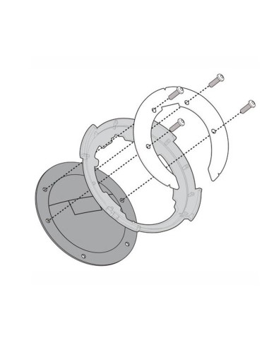 KIT ANCLAJE TANKLOCK BF01 METALICO SUZUKI