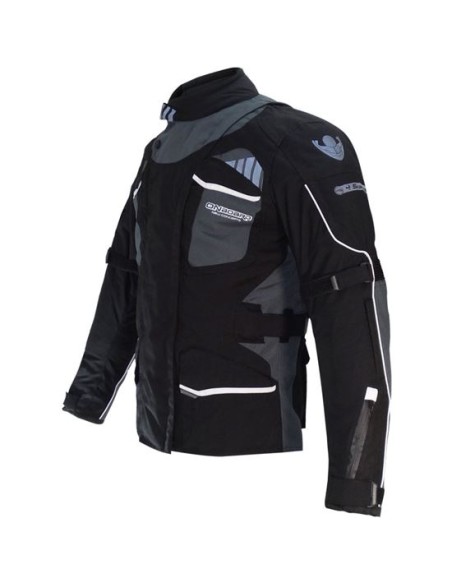 CHAQUETA MOTO ONBOARD STONE GRIS-4 ESTACIONES TRICAPA