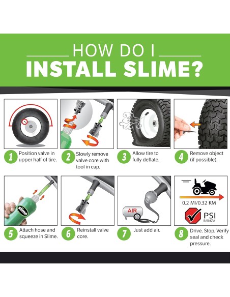 SELLADOR DE NEUMATICO DE EMERGENCIA SLIME