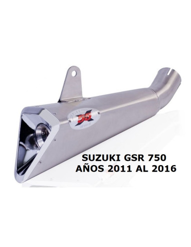 ESCAPE DE MOTO SUZUKI GSR 750 AÑOS 2011 AL 2016