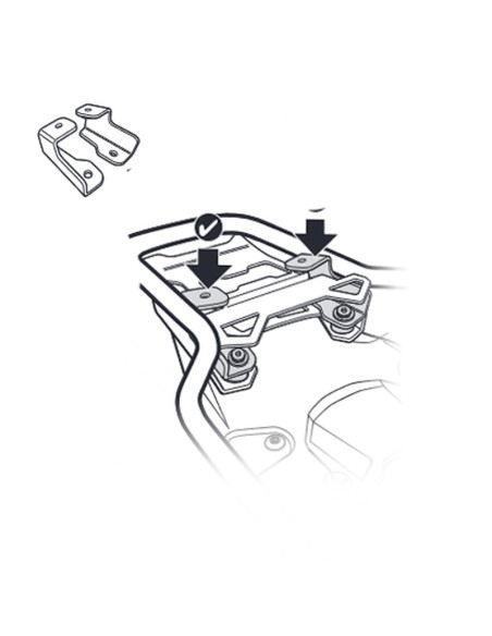 ANCLAJE MALETA TRASERA SHAD  MOTOS BMW LIQUIDACIÓN