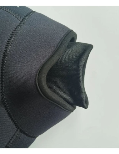 CASCO JET NEGRO BRILLO CON GAFAS INTERIORES +...