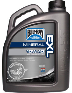 Garrafa 4 L Aceite Bel-Ray Motor 4T MINERAL EXL10W-40 Liquidacion