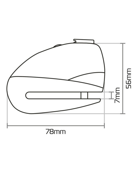 ANTIRROBO DE DISCO CON ALARMA OXFORD