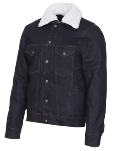 CAZADORA DE MOTO INVIERNO VAQUERA BORREGUITO CON PROTECCIONES