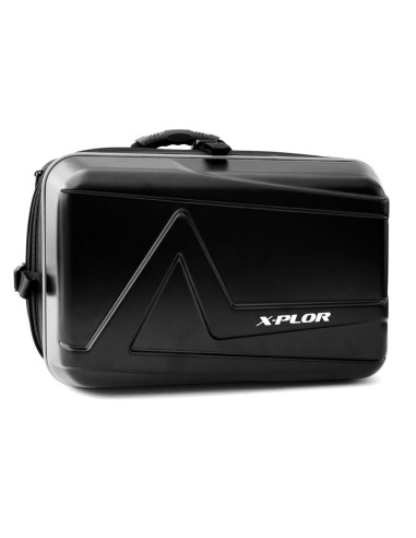 ALFORJAS DE MOTO SEMI RÍGIDAS NEGRO MATE