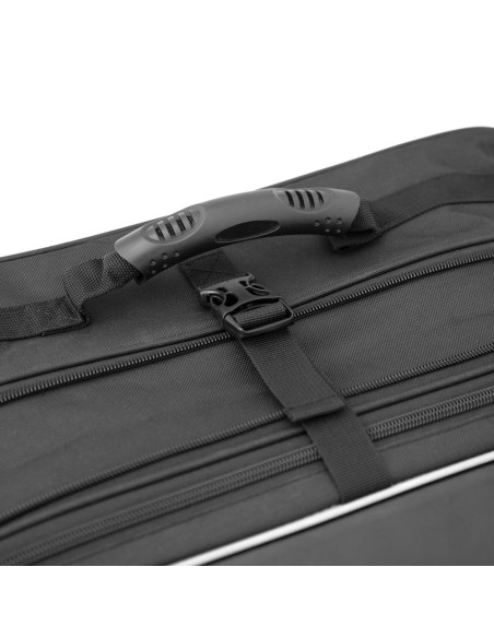 ALFORJAS DE MOTO SEMI RÍGIDAS NEGRO MATE