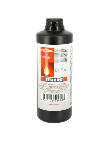 Líquido de frenos y embrague Ferodo DOT 4 - 500 ml