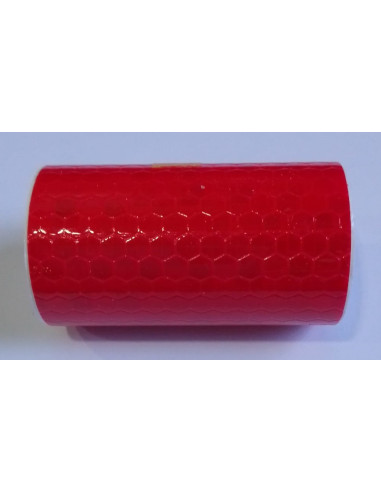 ROLLO DE ADHESIVO REFLECTANTE ROJO - 5cm x 1mt
