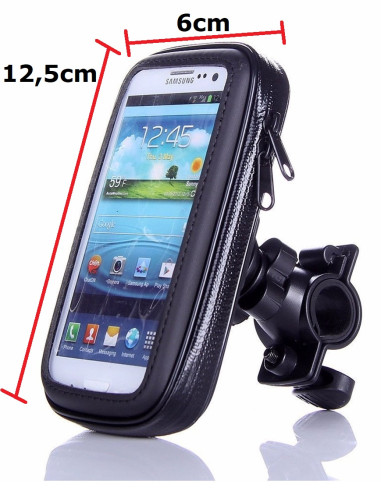 SOPORTE PEQUEÑO PARA MANILLAR DE MOTO 12,5 cm x 6 cm