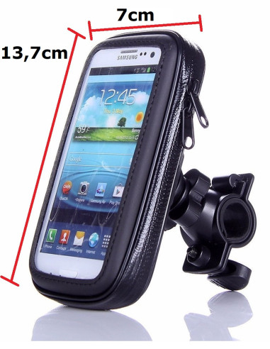 SOPORTE PEQUEÑO PARA MANILLAR DE MOTO 13,7 cm x 7 cm